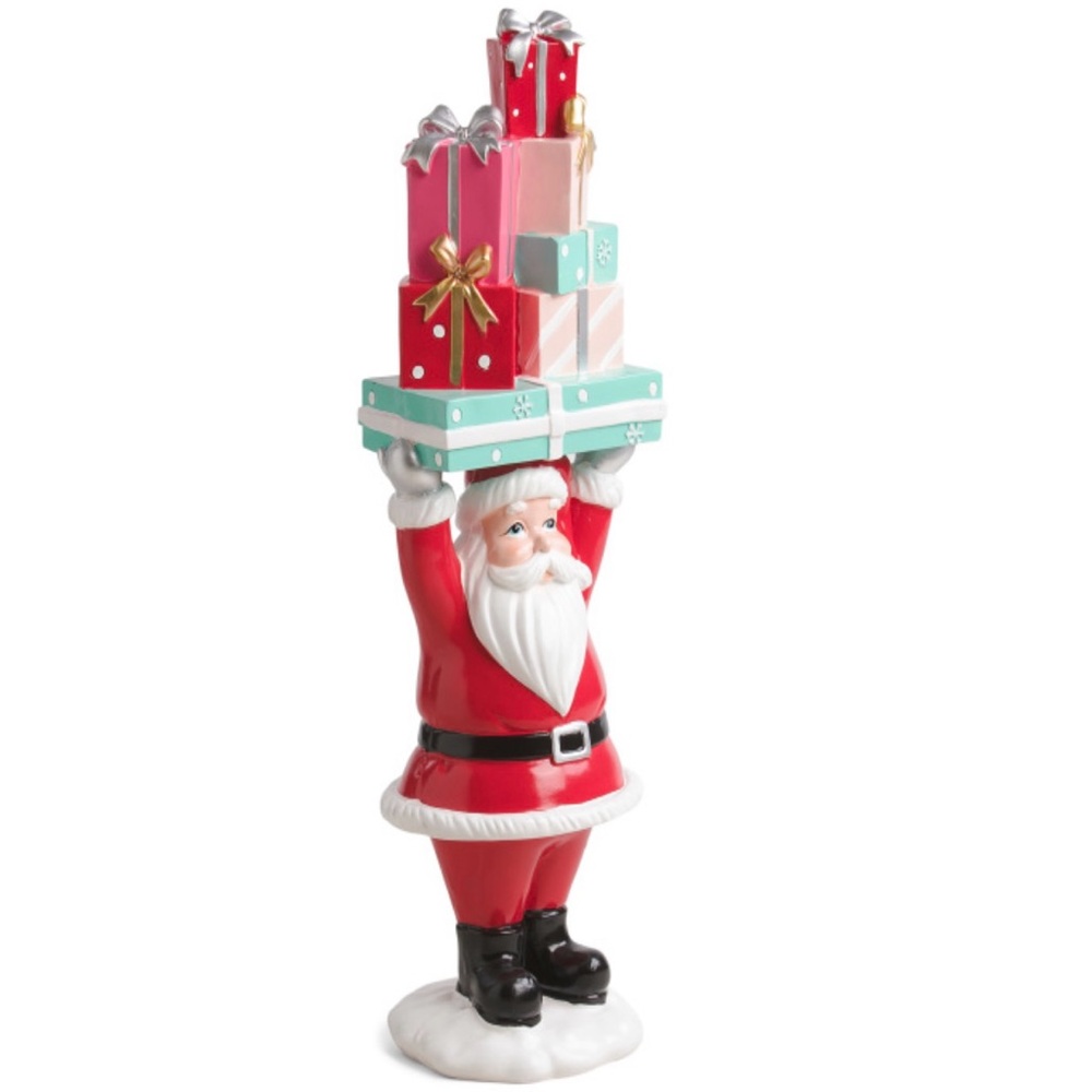 LAST ONE ☝️ 3 feet tall Santa Claus carrying gifts